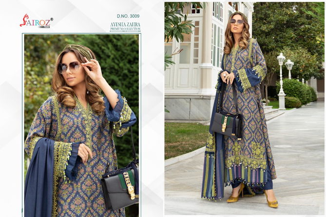 Sairoz Ayesha Zahra Premium Collection 2 Latest Festive Wear Pakistani Salwar Kameez Collection